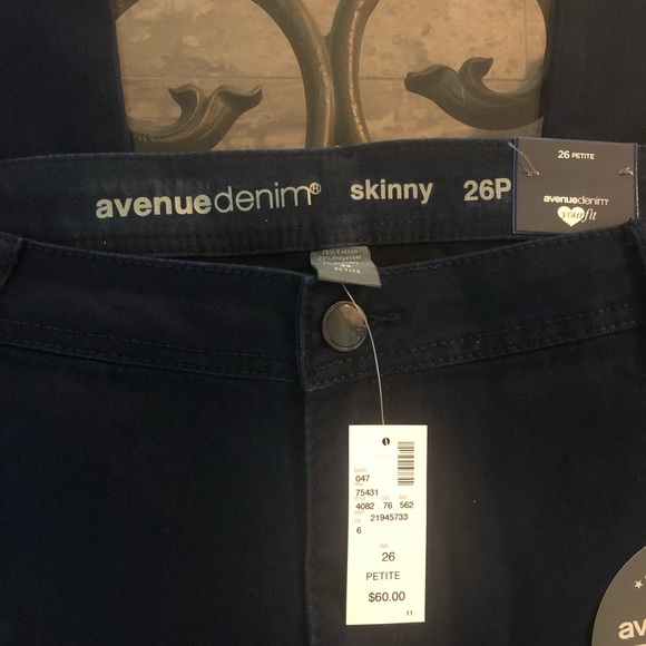 Avenue Skinny Butter Jeans Various Sizes Petite - Picture 7 of 7